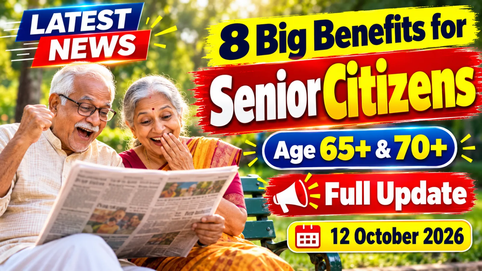 Senior Citizen Scheme Update 2026: 8 major benefits and pension information for senior citizens in Delhi