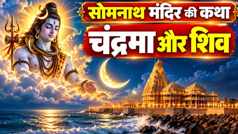 सोमनाथ मंदिर की कथा: समुद्र किनारे शिव ज्योतिर्लिंग और चंद्रमा की तपस्या